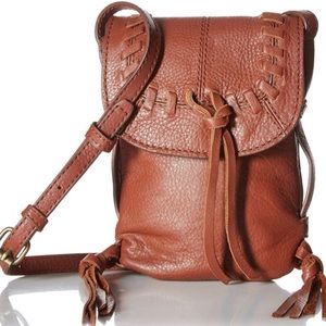 Lucky Brand - BLACK Leather Small Crossbody Bag